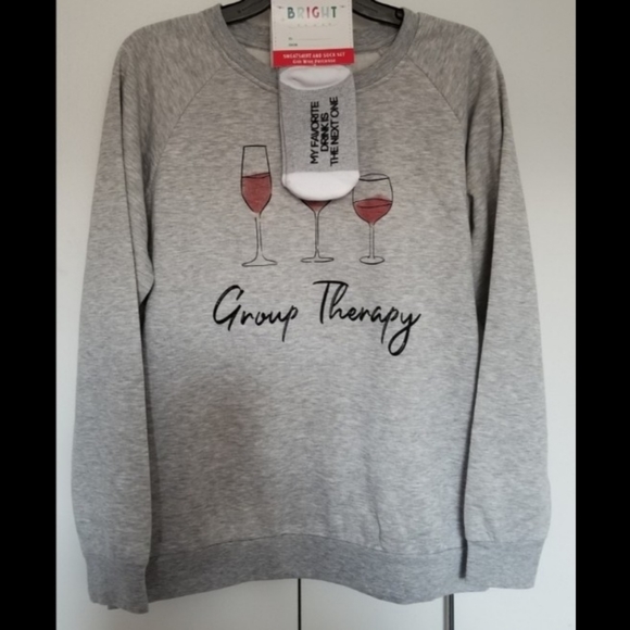 Group Therapy Wine Glass Graphic Set - Picture 3 of 5